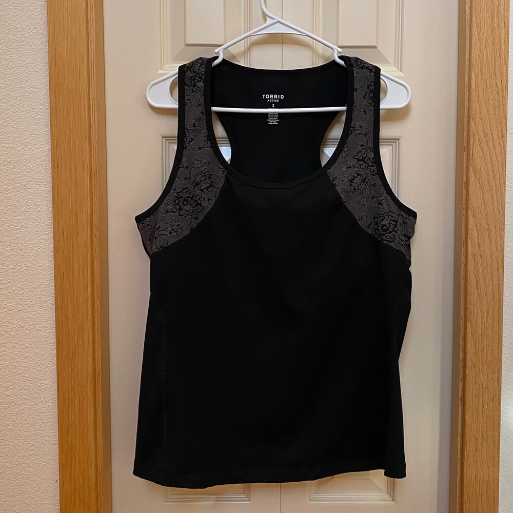 Torrid Active Top With Built In Bra
